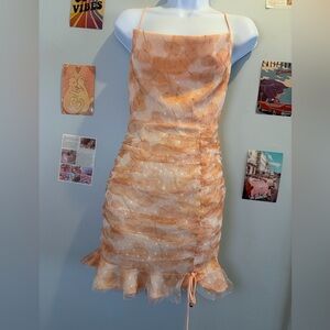 Hello Molly Peach Dress